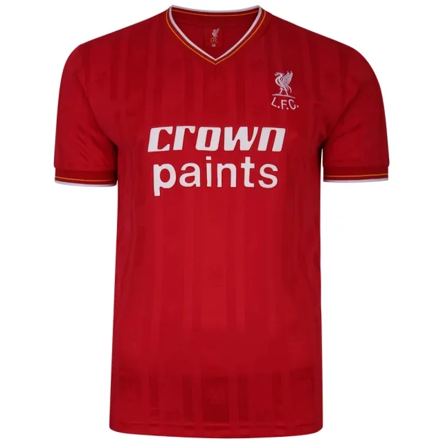 Score Draw Liverpool Mens SS Home Shirt 1986/87