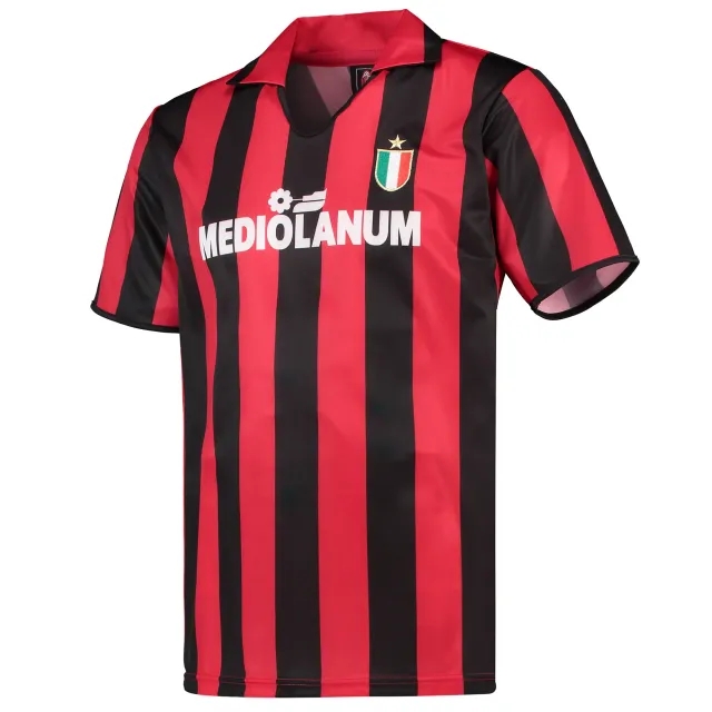 Score Draw Retro AC Milan 1988 Home Shirt