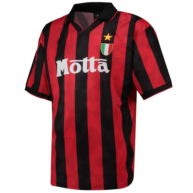 Score Draw AC Milan Mens SS Home Shirt 1994/95