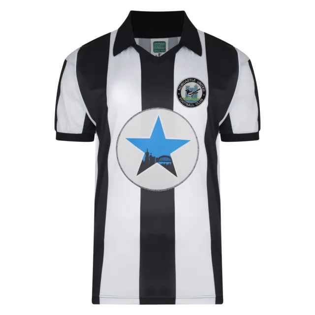 Score Draw Newcastle United Mens SS Home Shirt 1982/83