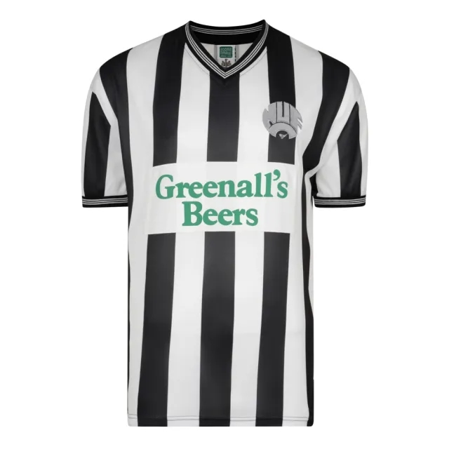 Score Draw Newcastle United 1985 Retro Football Shirt