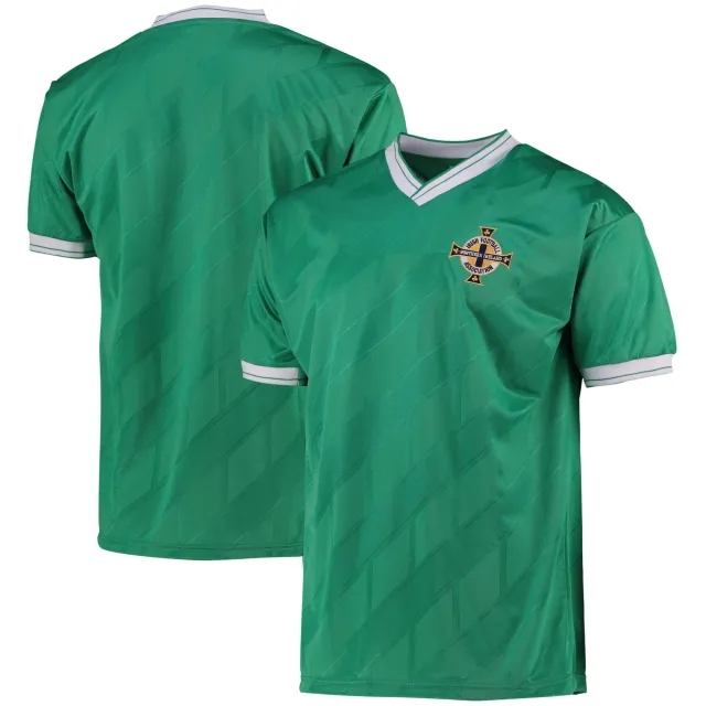 Score Draw Northern Ireland Mens SS Home Shirt 1986