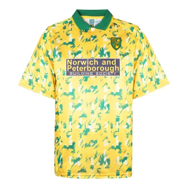 Score Draw Norwich City 1993 Retro Football Shirt