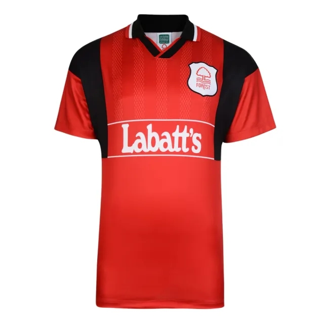 Score Draw Nottingham Forest 1994 Retro Home Football Shirt