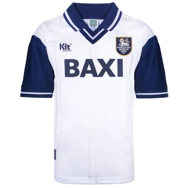 Score Draw Preston North End 1996 Retro Football Shirt