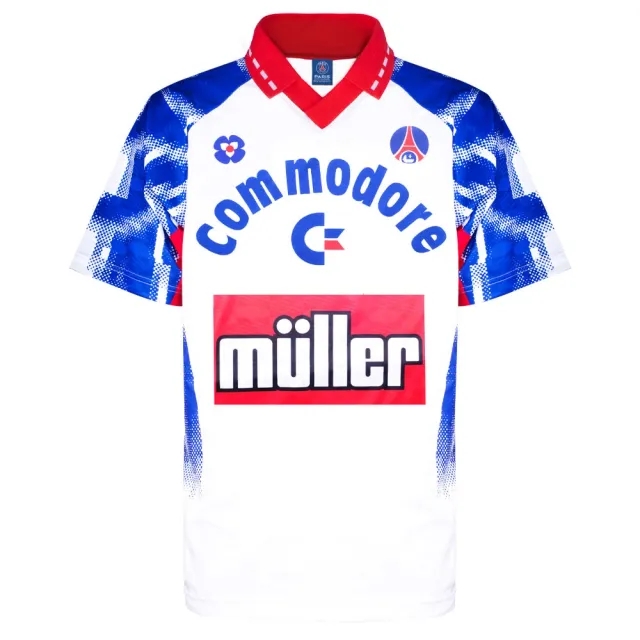 Score Draw Paris Saint Germain Mens SS Home Shirt 1992/93