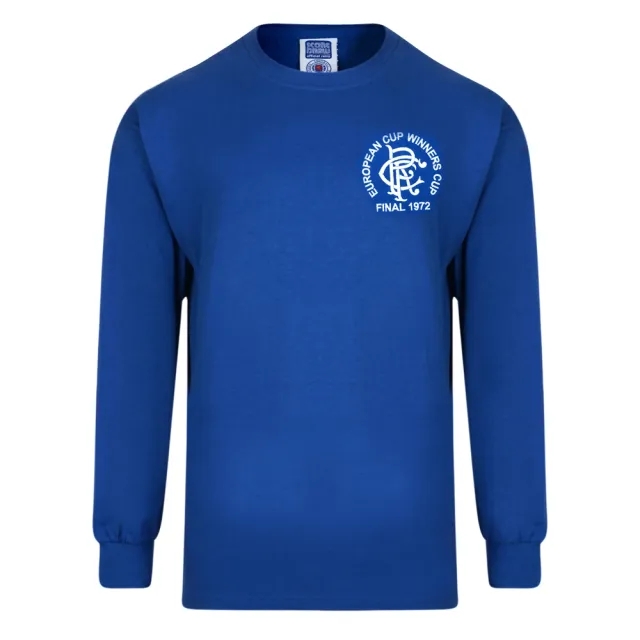 Score Draw Rangers 1972 European Cup Winners Cup Retro Shirt