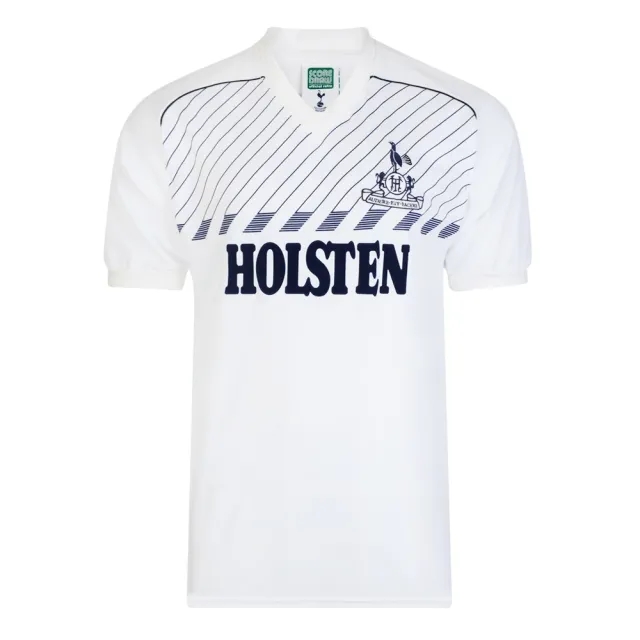 Score Draw Tottenham Hotspur Mens SS Home Shirt 1986/87