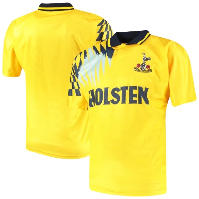 Score Draw Tottenham Hotspur '92 Retro Away Shirt - Yellow - Mens