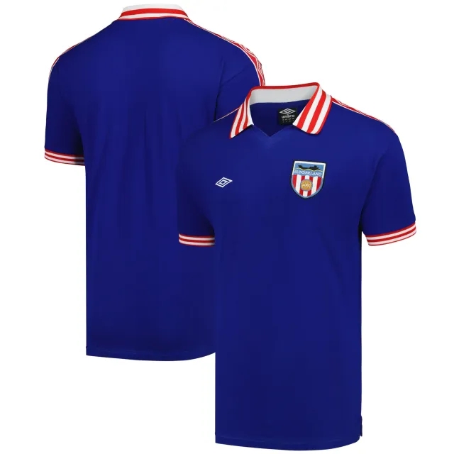Scoredraw Retro Score Draw Sunderland AFC '78 Retro Away Shirt - Blue - Mens
