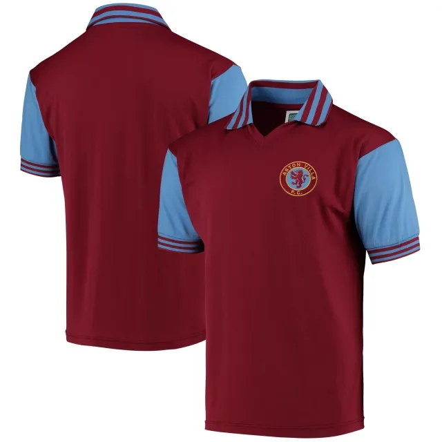 Score Draw Aston Villa Mens SS Home Shirt 1980/81