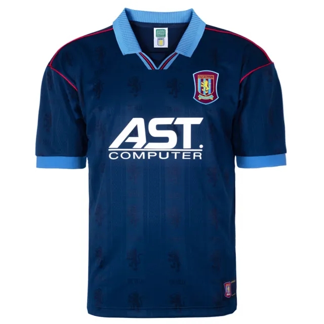 Score Draw Aston Villa Mens SS Away Shirt 1996/97