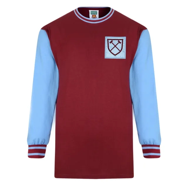 Score Draw West Ham United 1966 Long Sleeve Retro Shirt