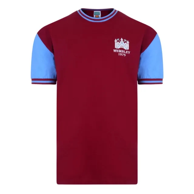 Score Draw West Ham United 1975 FA Cup Final No4 Retro Shirt