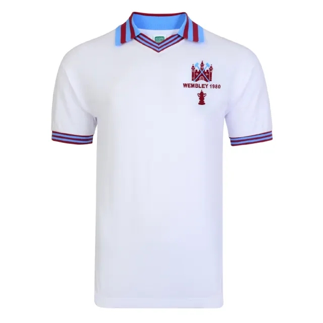 Score Draw West Ham United 1980 FA Cup Final Retro Shirt