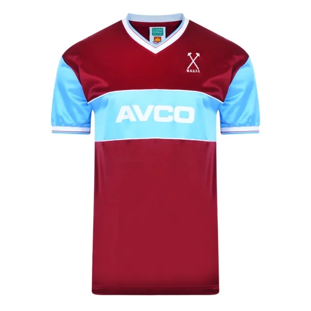 Score Draw West Ham United 1983 Retro Football Shirt
