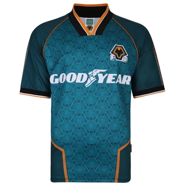 Score Draw Wolverhampton Wanderers 1996 Away Shirt