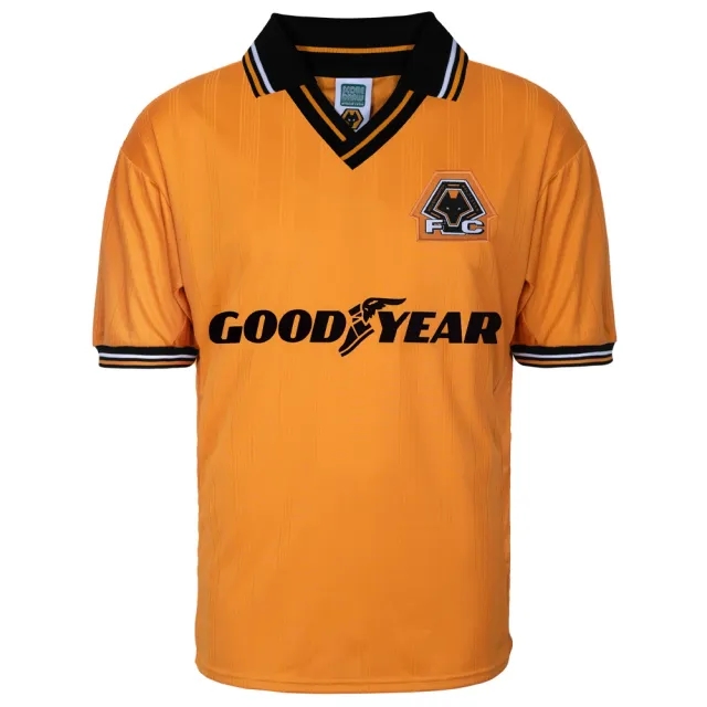 Score Draw Wolverhampton Wanderers Mens SS Home Shirt 1998/99