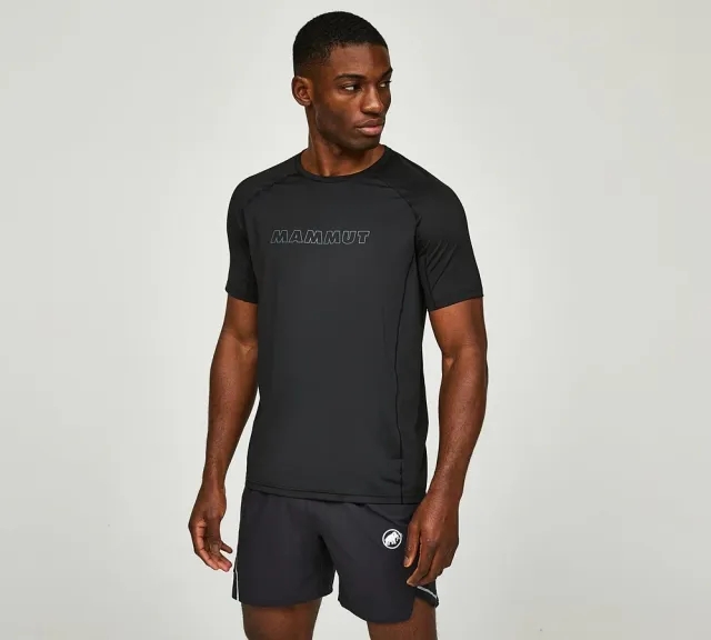 Mammut Selun FL Logo T-Shirt  - Black - Size 2XL - Black
