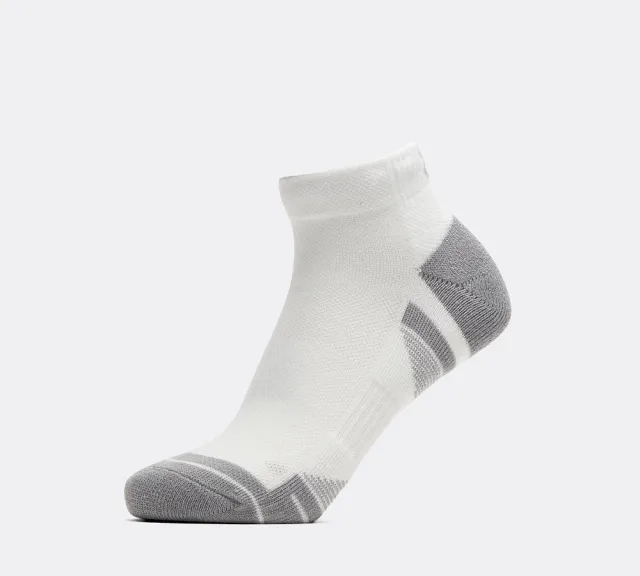 Under Armour 3 Pack UA Performance Tech Low Cut Sock - White - Size L - White