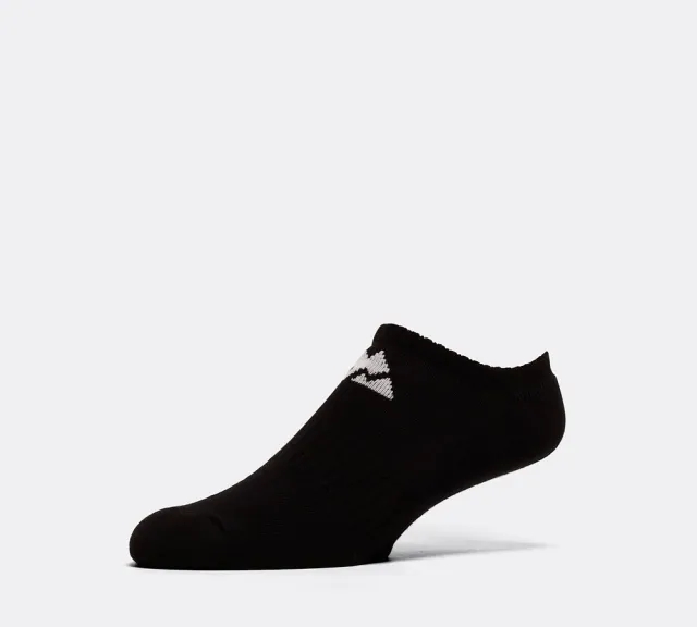 Montirex 3 Pack MTX No Show Sock - Black - Size 8.5-11 - Black