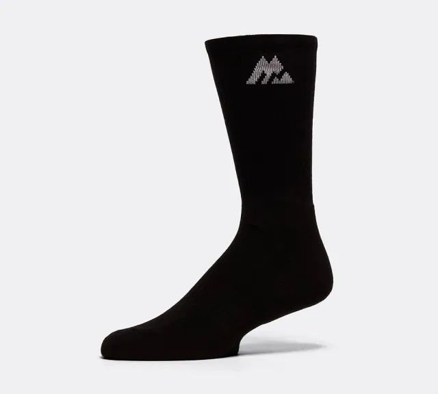 Montirex 3 Pack MTX Performance Sock - Black - Size 8.5-11 - Black
