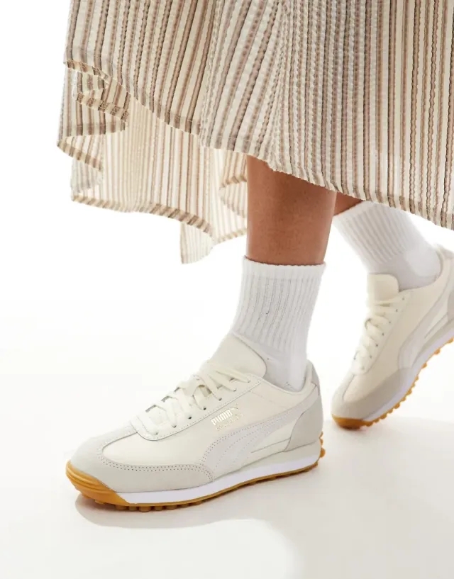 Puma Easy Rider Mix Trainer - Beige - Size 10 - Beige