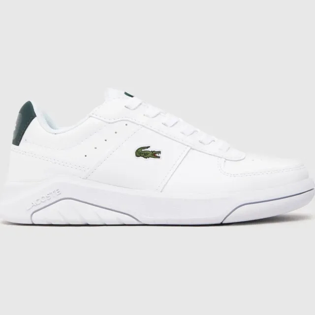 Lacoste Junior Game Advance Trainer - White - Size 3 - White