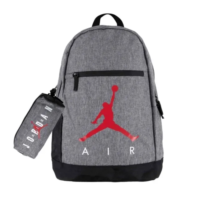 Nike Jordan Jordan Air Backpack With Pencil Case - Grey - Size ONE SIZE - Grey