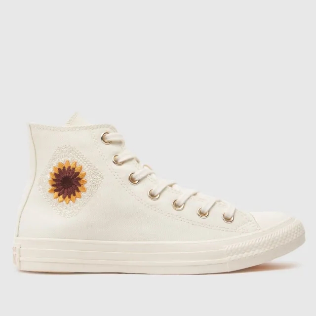 Converse Womens Chuck Taylor All Star Hi Trainer - Beige - Size 3 - Beige