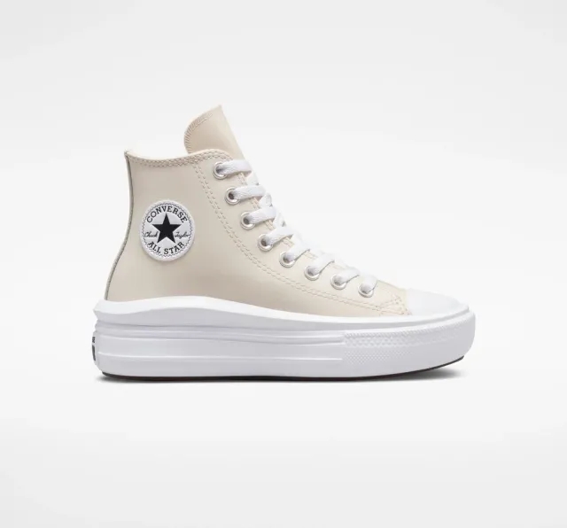 Converse Junior Chuck Taylor All Star Move Trainer - Beige - Size 5.5 - Beige