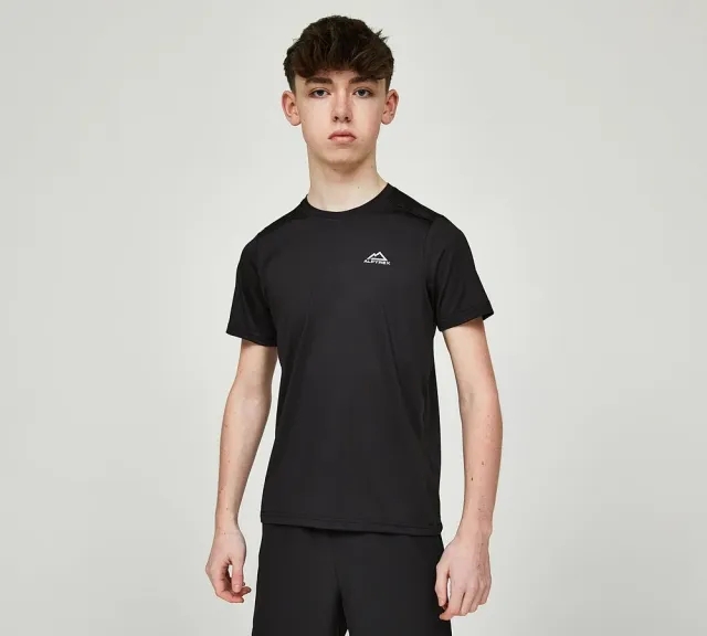 Alpyrex Junior Copex T-Shirt - Black - Size M/B - Black
