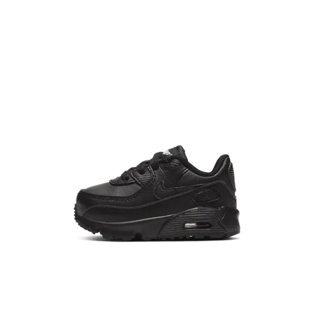Nike Nursery Air Max 90 Leather Trainer - Black - Size 4.5 - Black