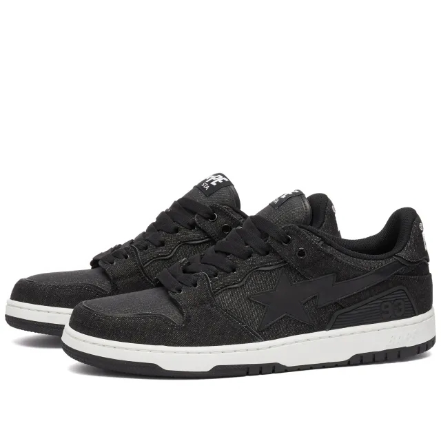 Sneakers A Bathing Ape Bape Sk8 Sta Denim Black Eur 44
