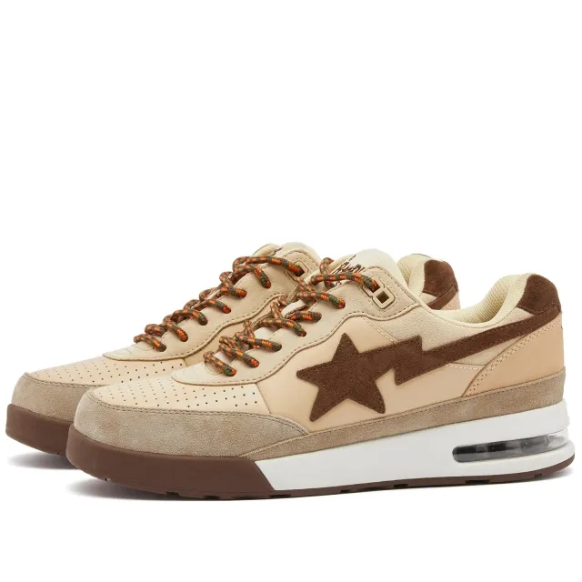A Bathing Ape Men's Road Sta #1 Sneaker Beige