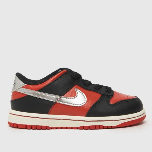 Nike Nursery Dunk Low 'Martian' TD Trainer - Black - Size 4.5 - Black