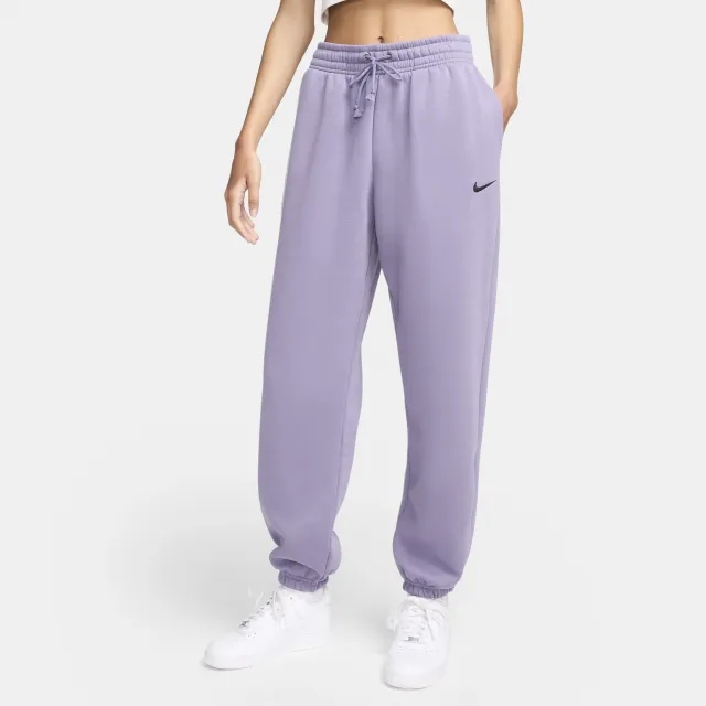 Nike Womens Phoenix Oversized Fleece Pant - Purple - Size M - Purple