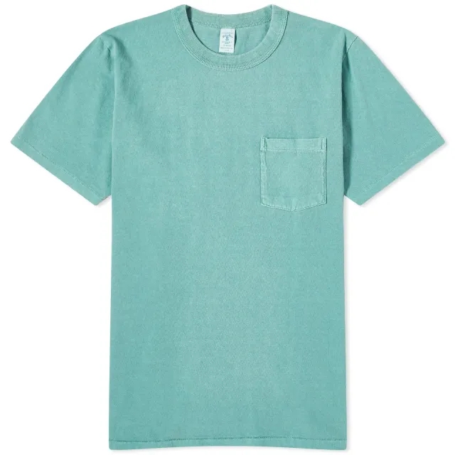Asics Velva Sheen Men's Pigment Dyed Pocket T-Shirt Foggy Green
