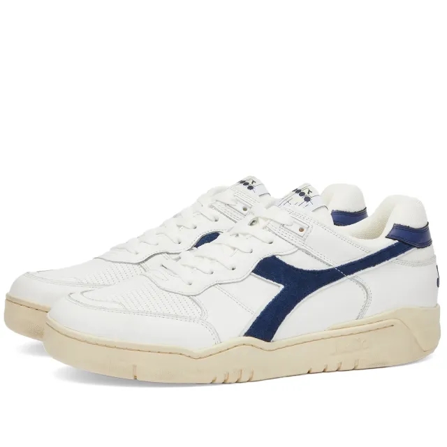 Diadora Men's B.560  White/Blue Corsair