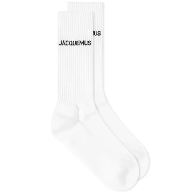 Jacquemus Men's Logo Socks White