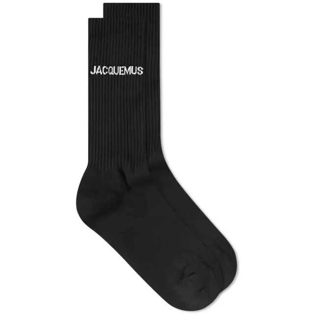 Jacquemus Men's Logo Socks Black