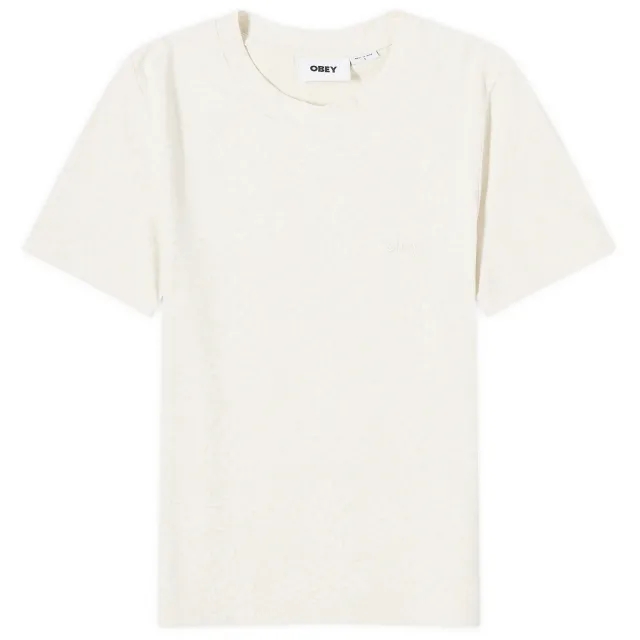 Obey Women's Jubatus T-Shirt Unbleached Multi