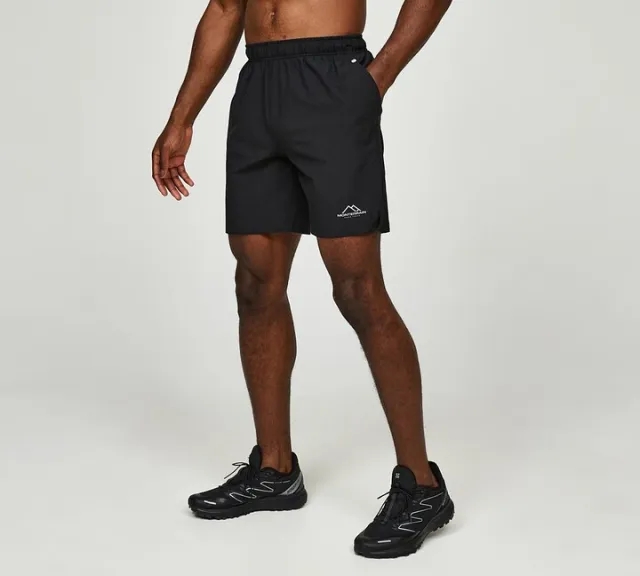 Monterrain Ultra Running Short - Black - Size XS - Black
