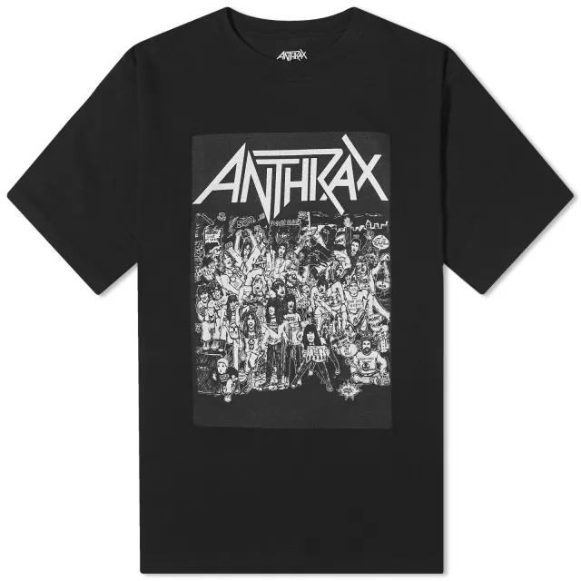 Neighborhood Men's Anthrax No Frills T-Shirt Black