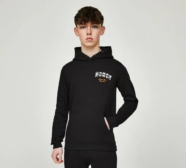 Money Clothing Junior Circa 2.0 Overhead Hoodie - Black - Size 10-11Y - Black