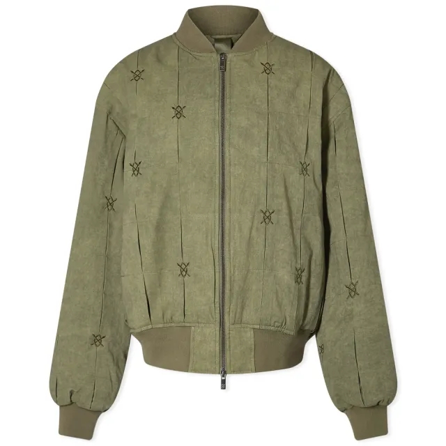 Daily Paper Women's Rasal Bomber Jacket Army Green