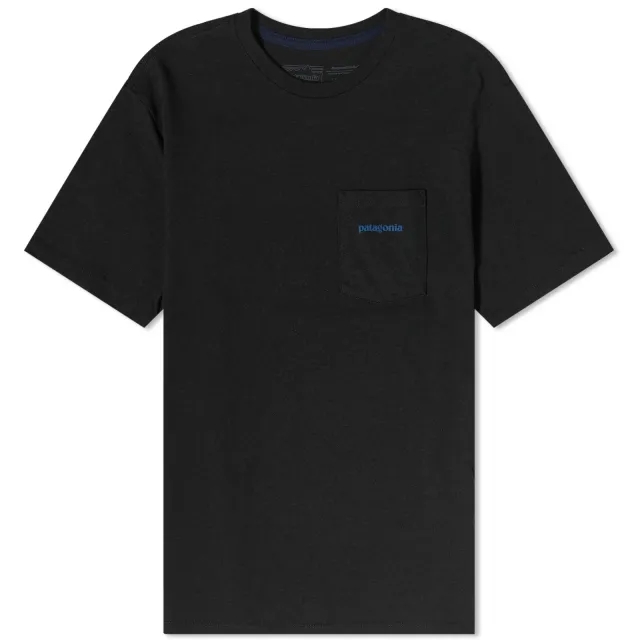 Patagonia M's Boardshort Pocket Responsibili-Tee Ink Black