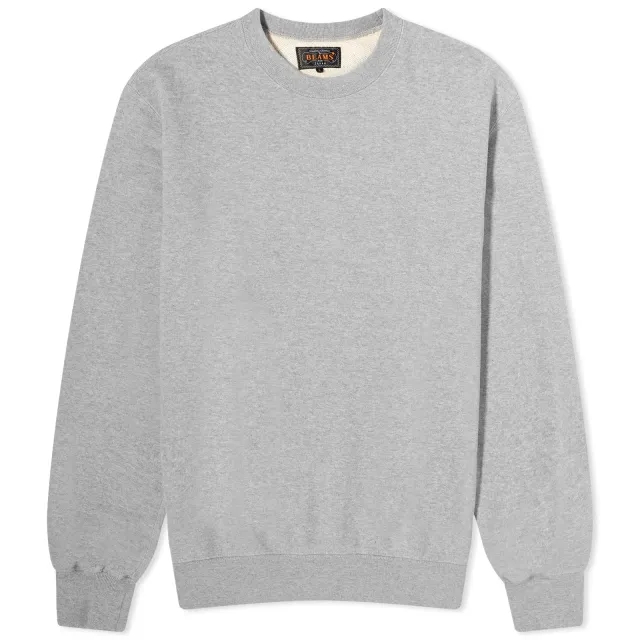 Beams Plus Men's Crew Sweatshirt Grey