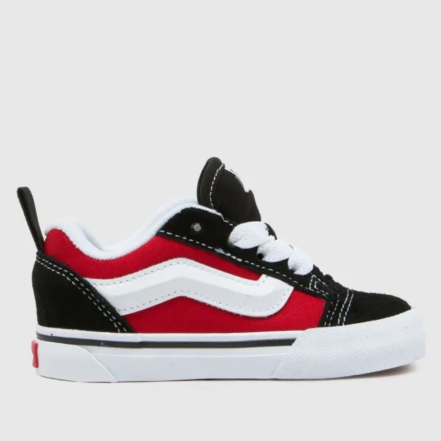 Vans Nursery Knu Skool Trainer - Black - Size 5 - Black