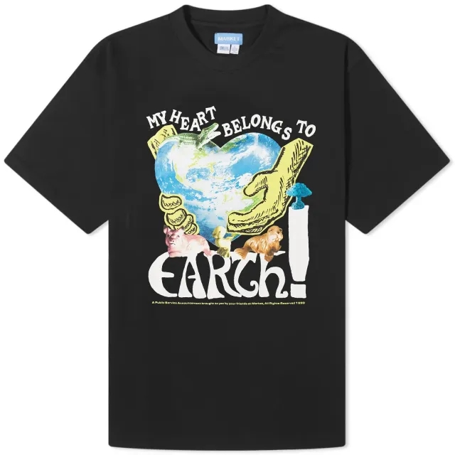 MARKET Men's Love Nature T-Shirt Black